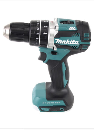 Makita DHP 484 RT1J 18V Brushless Li-Ion Akku Schlagbohrschrauber im Makpac inkl. 1x BL 1850 B 5,0 Ah Akku und DC18RC Ladegerät - Toolbrothers