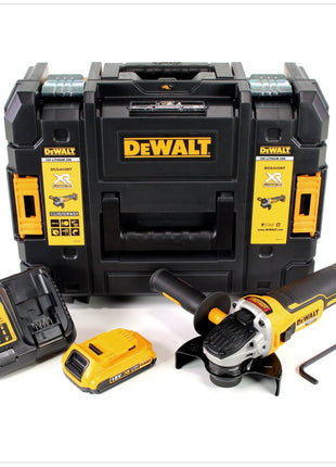 DeWalt DCG 405 D1 Akku Winkelschleifer 18V 125mm Brushless + 1x Akku 2,0Ah + Ladegerät + TSTAK - Toolbrothers