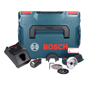 Bosch GWS 12V-76 Professional Akku Winkelschleifer 12 V 76 mm Brushless + 1x Akku 3,0 Ah + Ladegerät + L-Boxx