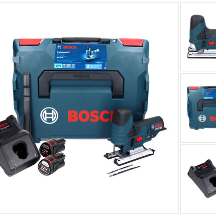 Bosch GST 12V-70 Professional cordless jigsaw 12 V + 2x rechargeable battery 3.0 Ah + charger + L-Boxx