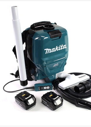 Makita DVC 260 36V Akku Rucksack Staubsauger (2x 18V) Brushless mit 2x 3,0 Ah Akku - Toolbrothers