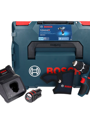 Bosch GSB 12V-15 Professional Akku Schlagbohrschrauber 12 V 30 Nm + 1x Akku 3,0 Ah + Ladegerät + L-Boxx - Toolbrothers