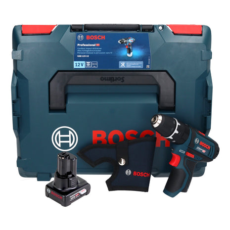 Bosch GSB 12V-15 Professional Akku Schlagbohrschrauber 12 V 30 Nm + 1x Akku 6,0 Ah + L-Boxx - ohne Ladegerät - Toolbrothers