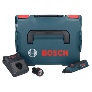 Bosch GRO 12V-35 Professional Akku Rotationswerkzeug 12 V + 1x Akku 3,0 Ah + Ladegerät + L-Boxx