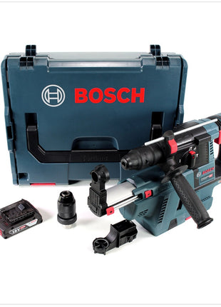 Bosch GBH 18V-26 F Akku Bohrhammer 18V 2,6J SDS-Plus in L-Boxx mit GDE 18V-16 Staubabsaugung und 1x 2Ah Akku - Toolbrothers