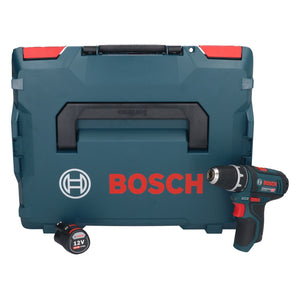Bosch GSR 12V-15 Professional Akku Bohrschrauber 12 V 30 Nm + 1x Akku 3,0 Ah + L-Boxx - ohne Ladegerät