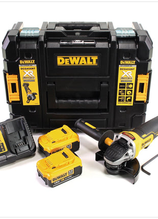 DeWalt DCG 406 M2 Akku Winkelschleifer 18V 125mm Brushless + 2x Akku 4,0Ah + Ladegerät + TSTAK - Toolbrothers