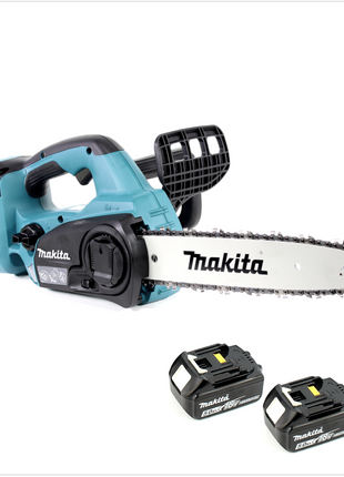 Makita DUC 302 T2 Akku Kettensäge 36V 30cm + 2x Akkus 5,0Ah - ohne Ladegerät - Toolbrothers