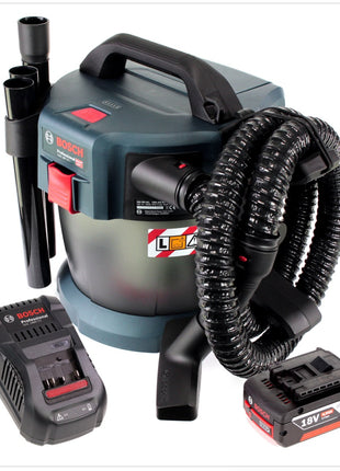 Bosch GAS 18V-10 L Professional Li-Ion Akku Staubsauger Nass- und Trockensauger + 1x GBA 4,0 Ah Akku + GAL 1880 CV Ladegerät - Toolbrothers