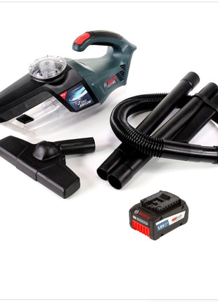 Bosch GAS 18V-1 Professional Li-Ion Akku Staubsauger Hand Sauger + 1x GBA 6,3 Ah EneRacer Akku, ohne Ladegerät - Toolbrothers