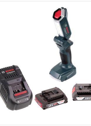 Bosch GLI 18V-300 Akku LED Lampe 18V 300lm + 2x 2,0 Ah Akku + Ladegerät - Toolbrothers