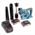 Bosch GBL 18 V-120 Akku Gebläse Laubbläser mit 2x Bosch GBA 18V 2,0 Ah Akku + GAL 1880 CV Ladegerät - Toolbrothers