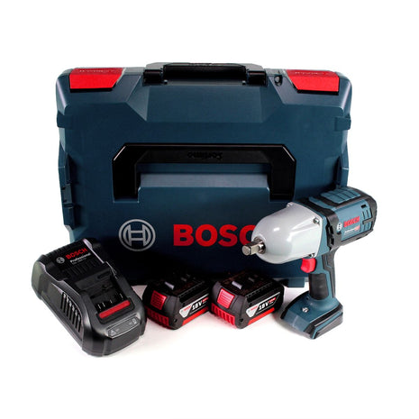 Bosch GDS 18V-LI HT Akku Drehschlagschrauber 18V 650 Nm ( 06019B130A ) mit 2x 5,0 Ah Akku und Lader in L-Boxx - Toolbrothers