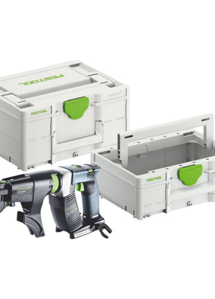 Festool DURADRIVE DWC 18-4500 Basic Atornillador de construcción a batería 18 V 14 Nm sin escobillas (576504) + Systainer + Systainer ToolBox SYS3 TB M 137