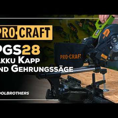 Collection image for: PROCRAFT PGS28 Akku Kapp- und Gehrungssäge